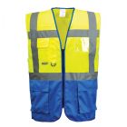 Portwest - C476 - Warsaw Hi-Vis Contrast Executive Vest