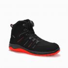 Elten - ELTEN veiligheidsschoen halfhoog MADDOX BOA® black-red Mid ESD S3S