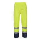 Portwest - H444 - Hi-Vis Klassieke Tweekleuren Regenbroek