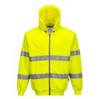 Portwest - Hi-Vis Hooded Zip Sweatshirt