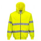 Portwest - Hi-Vis Hooded Zip Sweatshirt